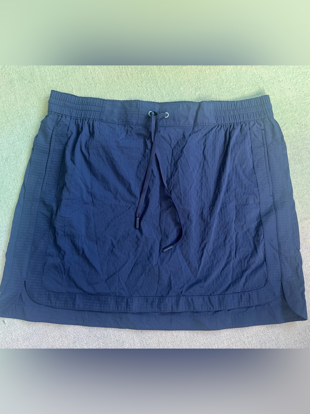 Vineyard Vines Performance Seersucker Harbor Navy Drawstring Skirt size 2X
